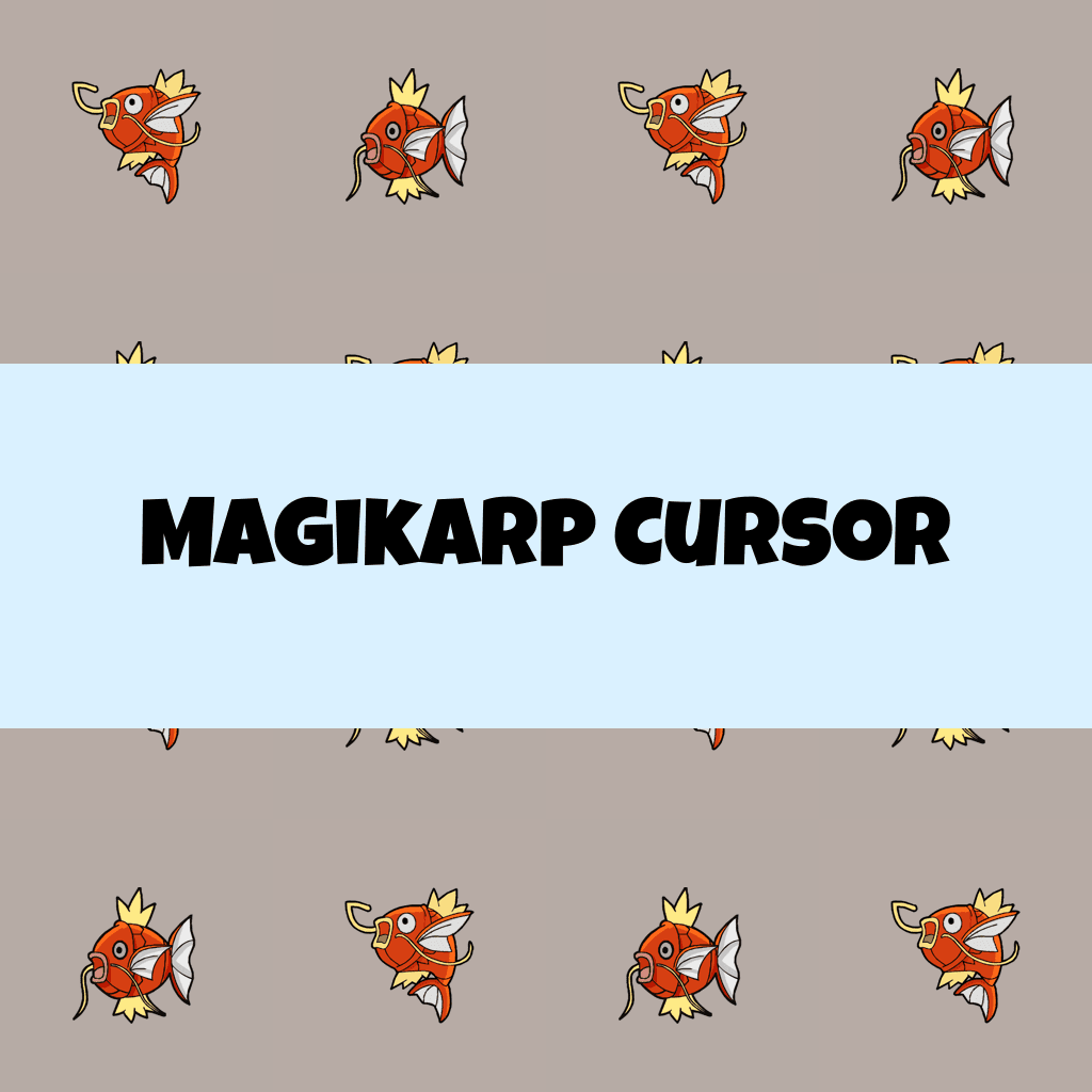 Preview Magikarp cursor custom cursor pack